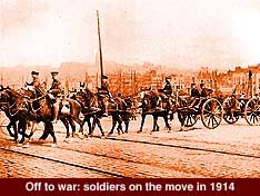 Soldiers off to war