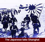The Japanese take Shanghai