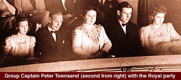 Peter Townsend and the Royal party