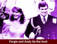Fergie and Andy wed