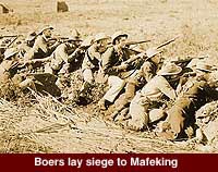 Boers lay siege to Mafeking