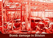 Bomb damage in Bilston