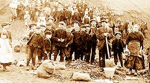 Coal picking in Darlaston