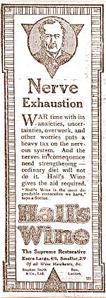 Halls Wine ad