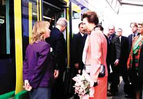 Princess Royal opens new Metro